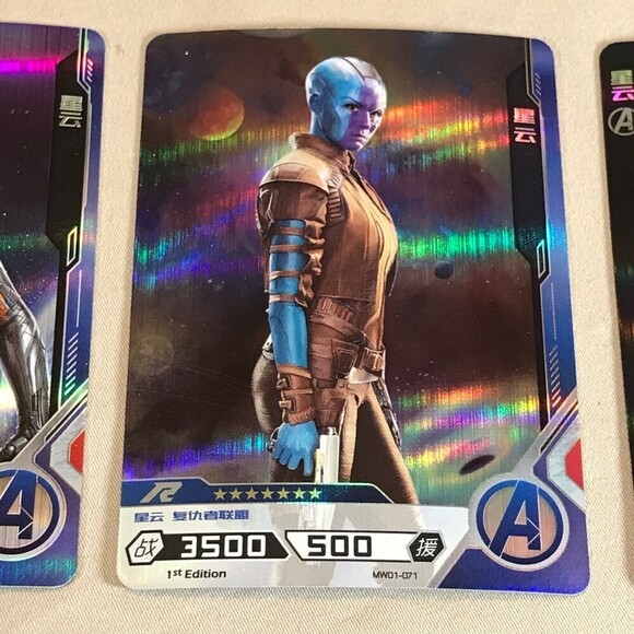 Hero Battle Japanese Marvel Trading Cards Nebula Lot of 3 - Picture 3 of 5